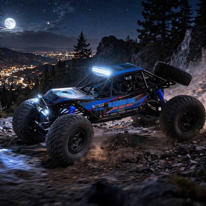RC Crawler klatrebil 1:10 4WD 48cm blå
