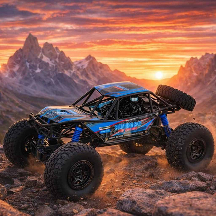 RC Crawler klatrebil 1:10 4WD 48cm blå