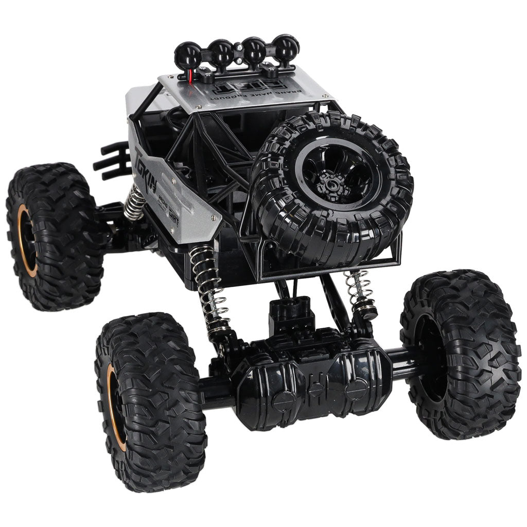 RC-bil Rock Crawler 1:12 4WD METAL sølv