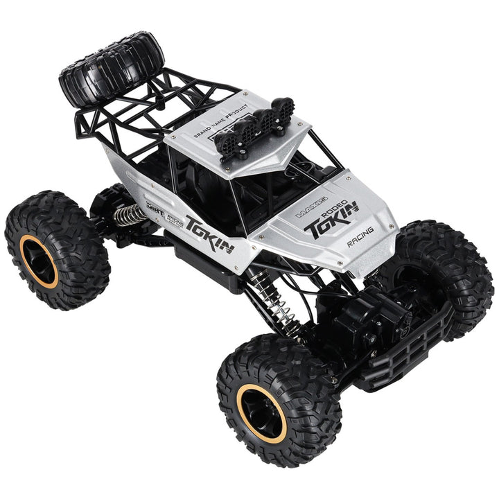 RC-bil Rock Crawler 1:12 4WD METAL sølv
