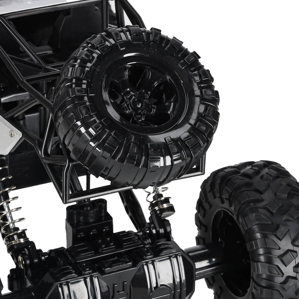 RC-bil Rock Crawler 1:12 4WD METAL sølv