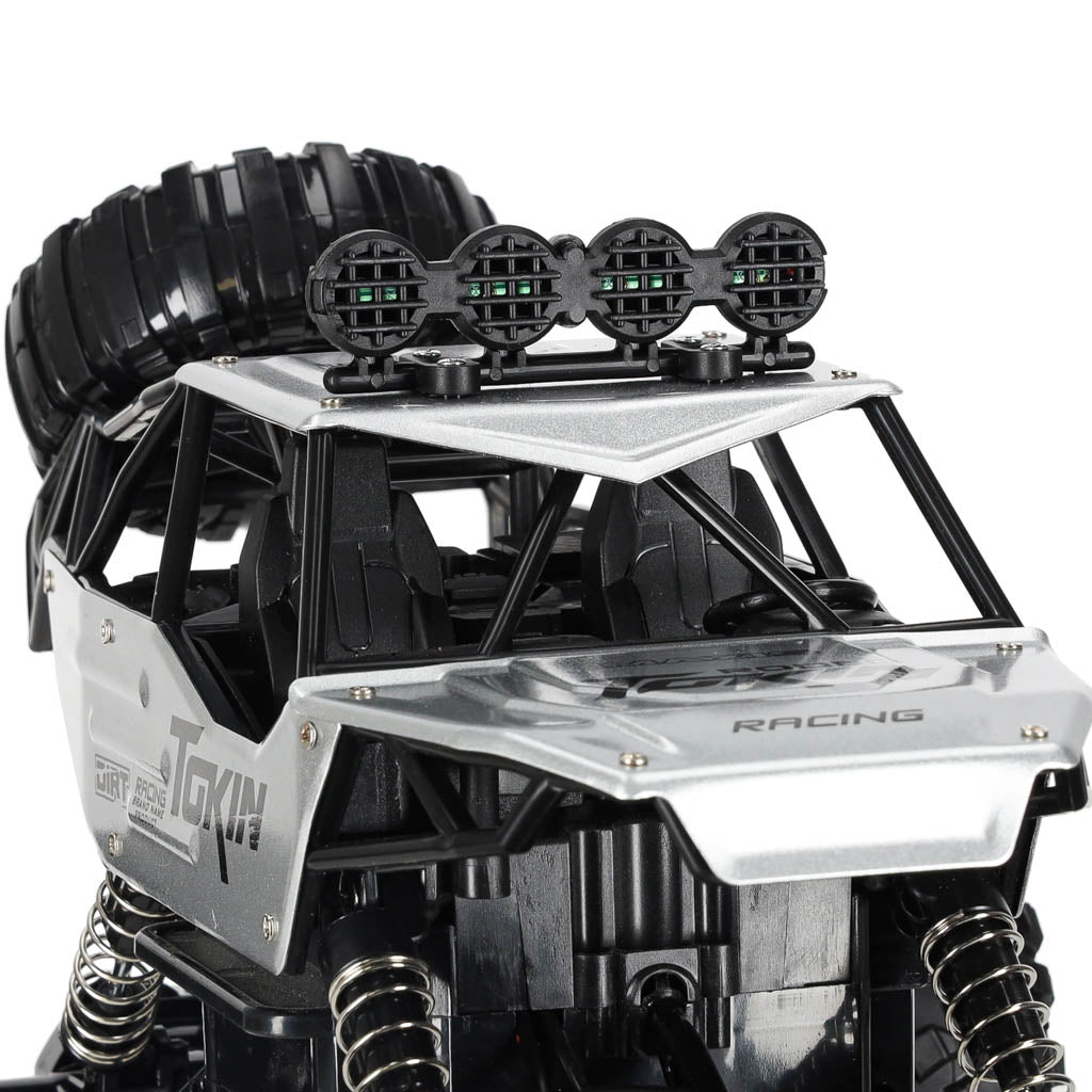RC-bil Rock Crawler 1:12 4WD METAL sølv