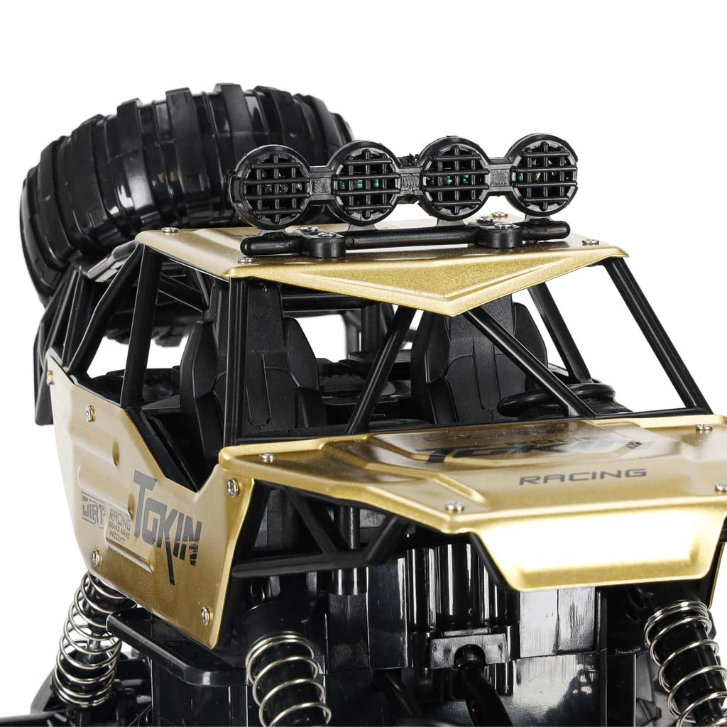 RC-bil Rock Crawler 1:12 4WD METAL guld