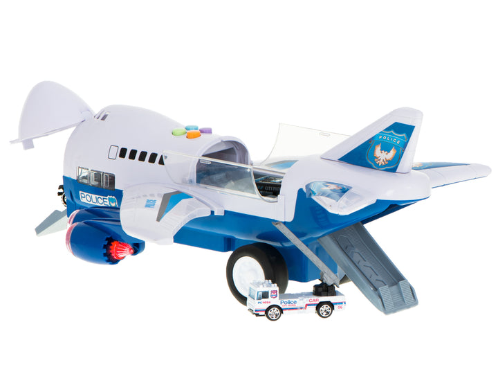 Transportfly + 6 biler politi side/front