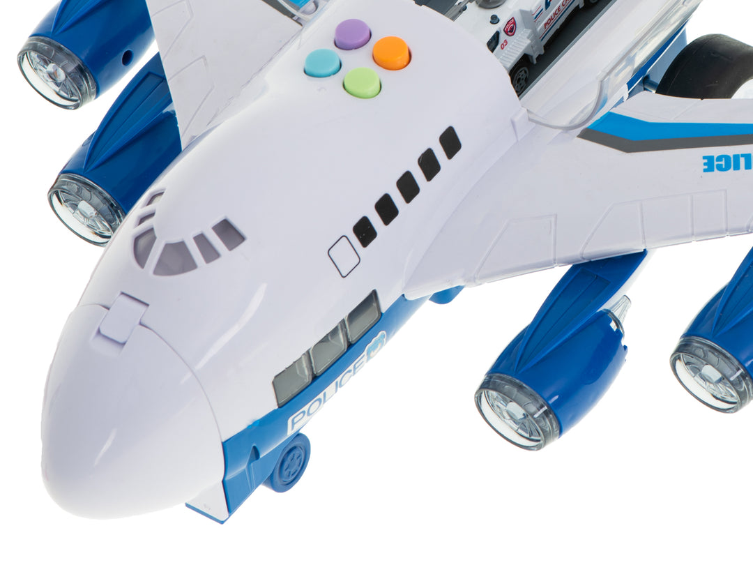 Transportfly + 6 biler politi side/front