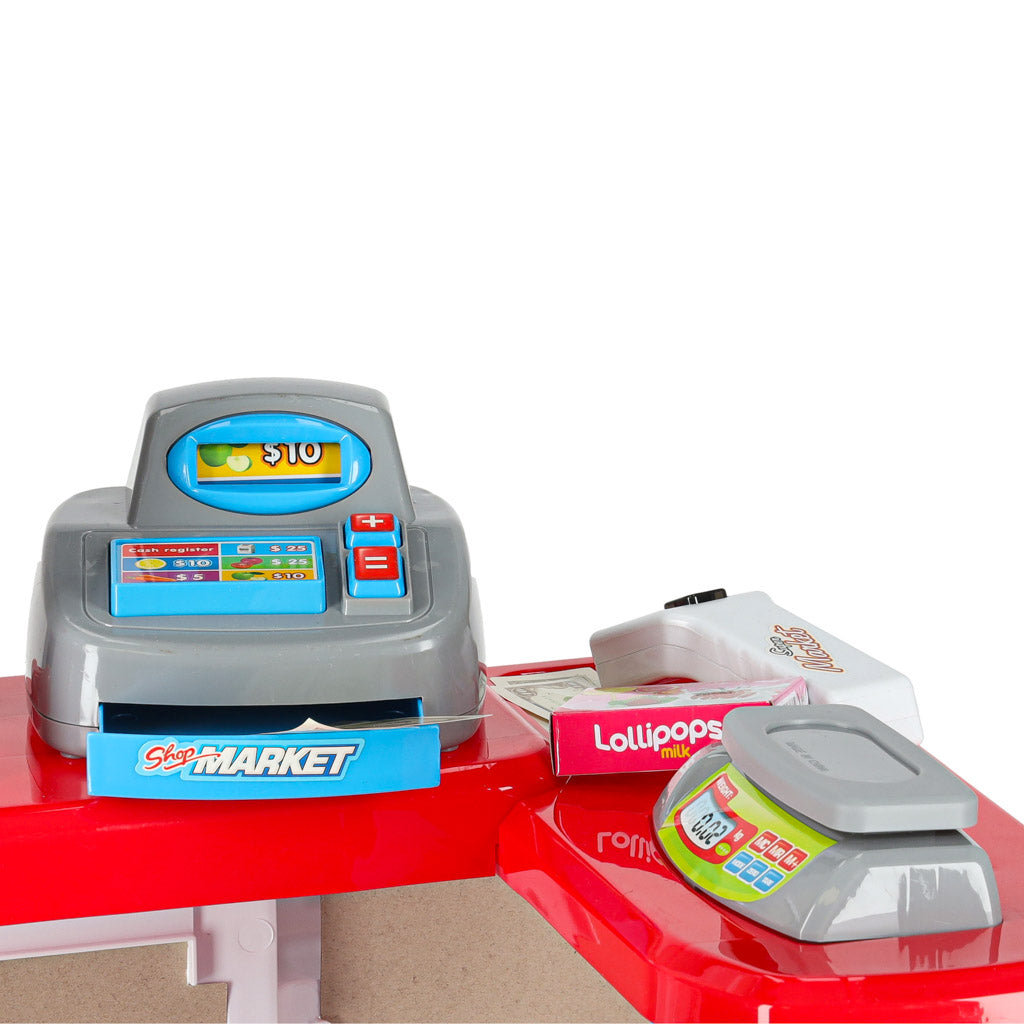 Supermarked kasseapparat + vogn model 2