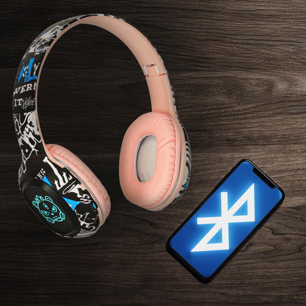 Bluetooth Gaming Sport Trådløse In-Ear Hovedtelefoner Pink