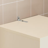 Højt badeværelsesskab i skandinavisk look, 35x33x170 cm
