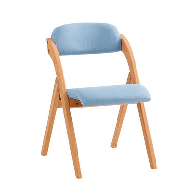 Spisebordsstol, der kan klappes sammen, blå