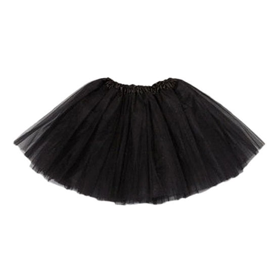 Tyl nederdel tutu kostume kostume sort