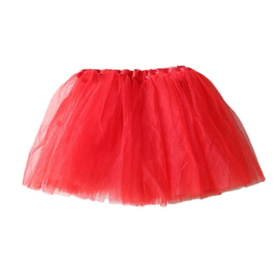 Tyl nederdel tutu kostume kostume rød