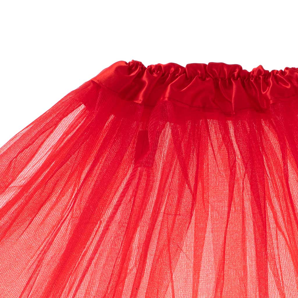 Tyl nederdel tutu kostume kostume rød