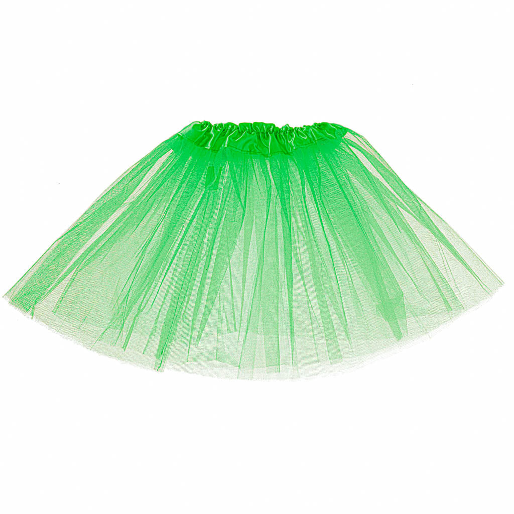 Tyl nederdel tutu kostume kostume grøn