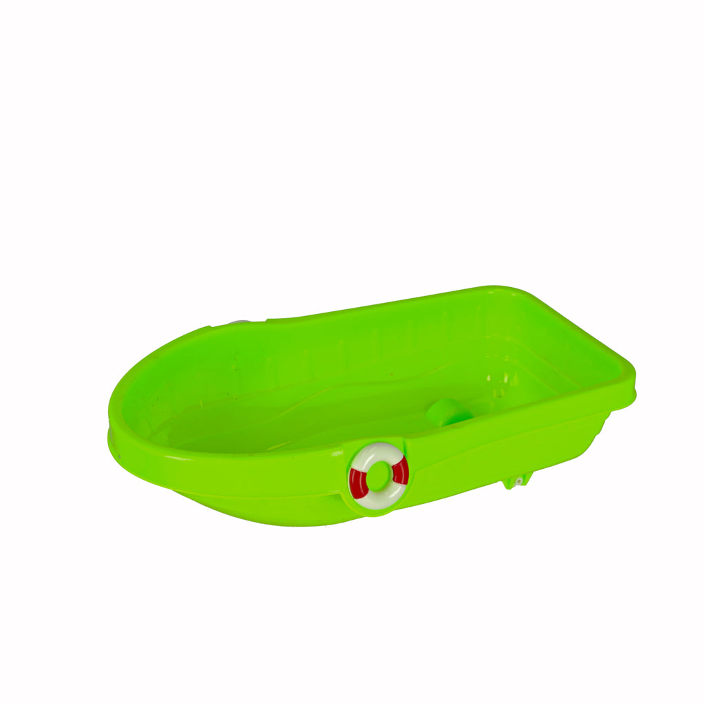 Bådskib med tilbehør sandforme vandforme + sprøjte sprøjte 12el.