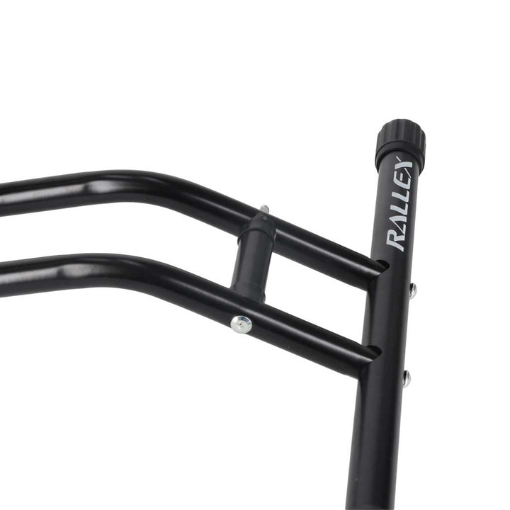Enkelt cykelstativ i metal, sort