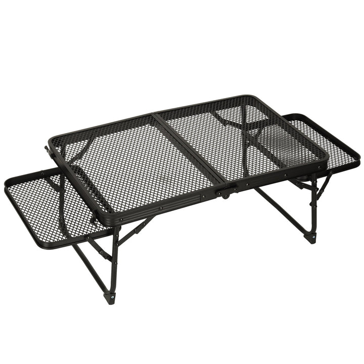 LUARO rejsebord camping catering klapbord 87 x 60 x 40 x 27 cm