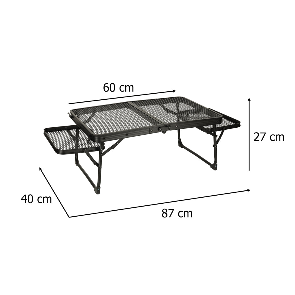 LUARO rejsebord camping catering klapbord 87 x 60 x 40 x 27 cm
