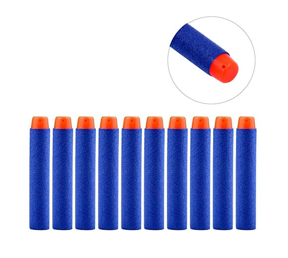 NERF-kompatible launcherpile 10 stk. 7,2 cm