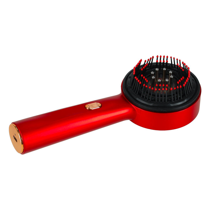 Hovedmassagebørste massager hårpleje rød lys olie applikator USB