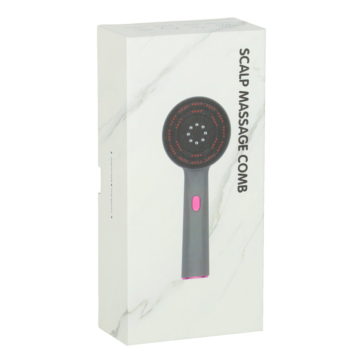 Hovedmassagebørste massager hårpleje rød lys olie applikator USB