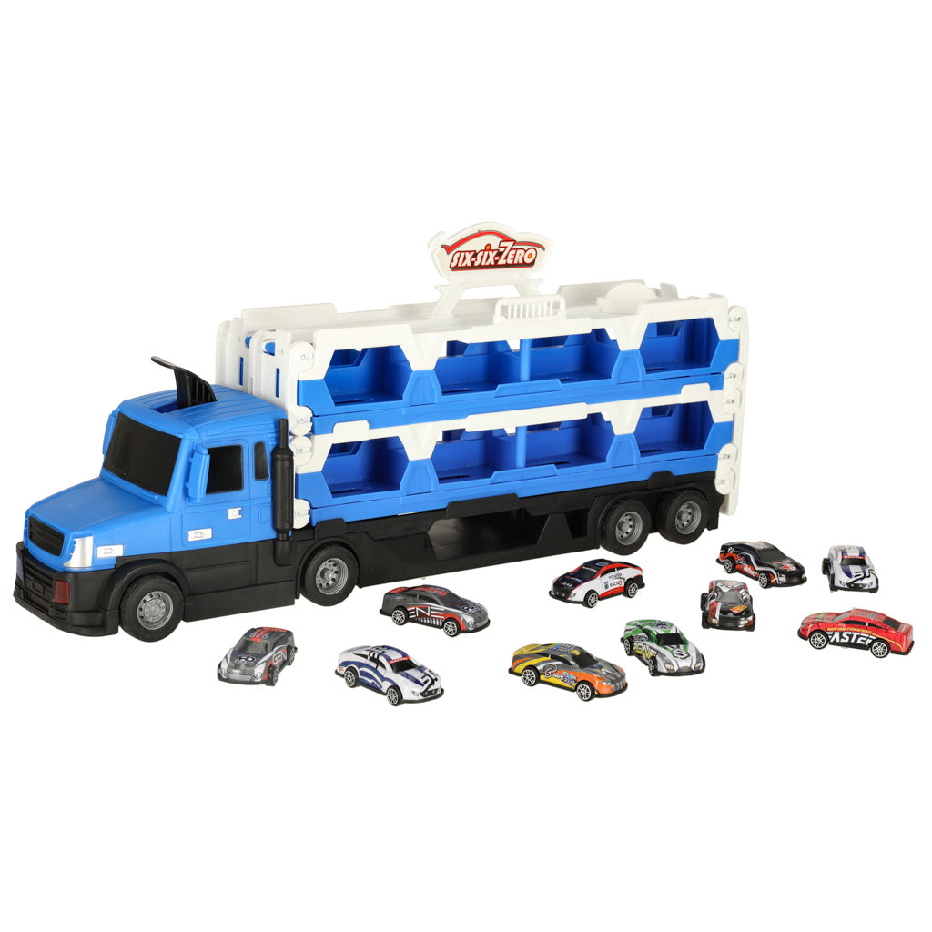 Biltrailertransporter foldbar XXL blå