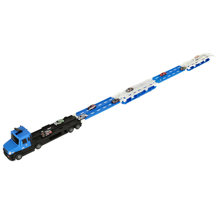 Biltrailertransporter foldbar XXL blå