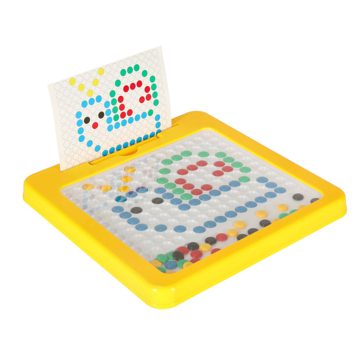 Magnetisk tavle Montessori prikker gul