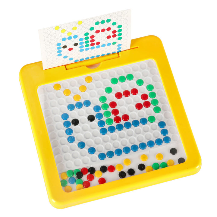 Magnetisk tavle Montessori prikker gul
