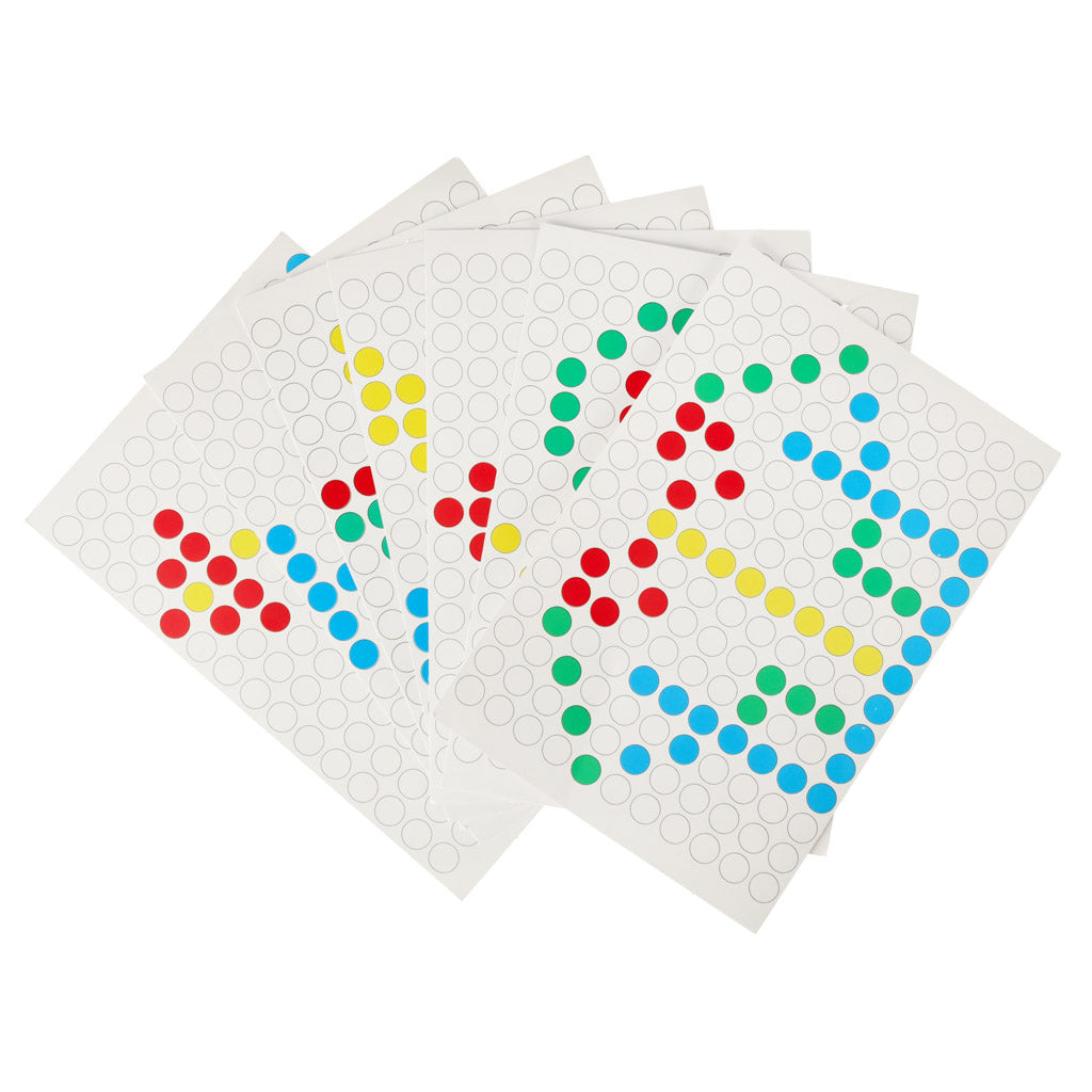 Magnetisk tavle Montessori prikker gul