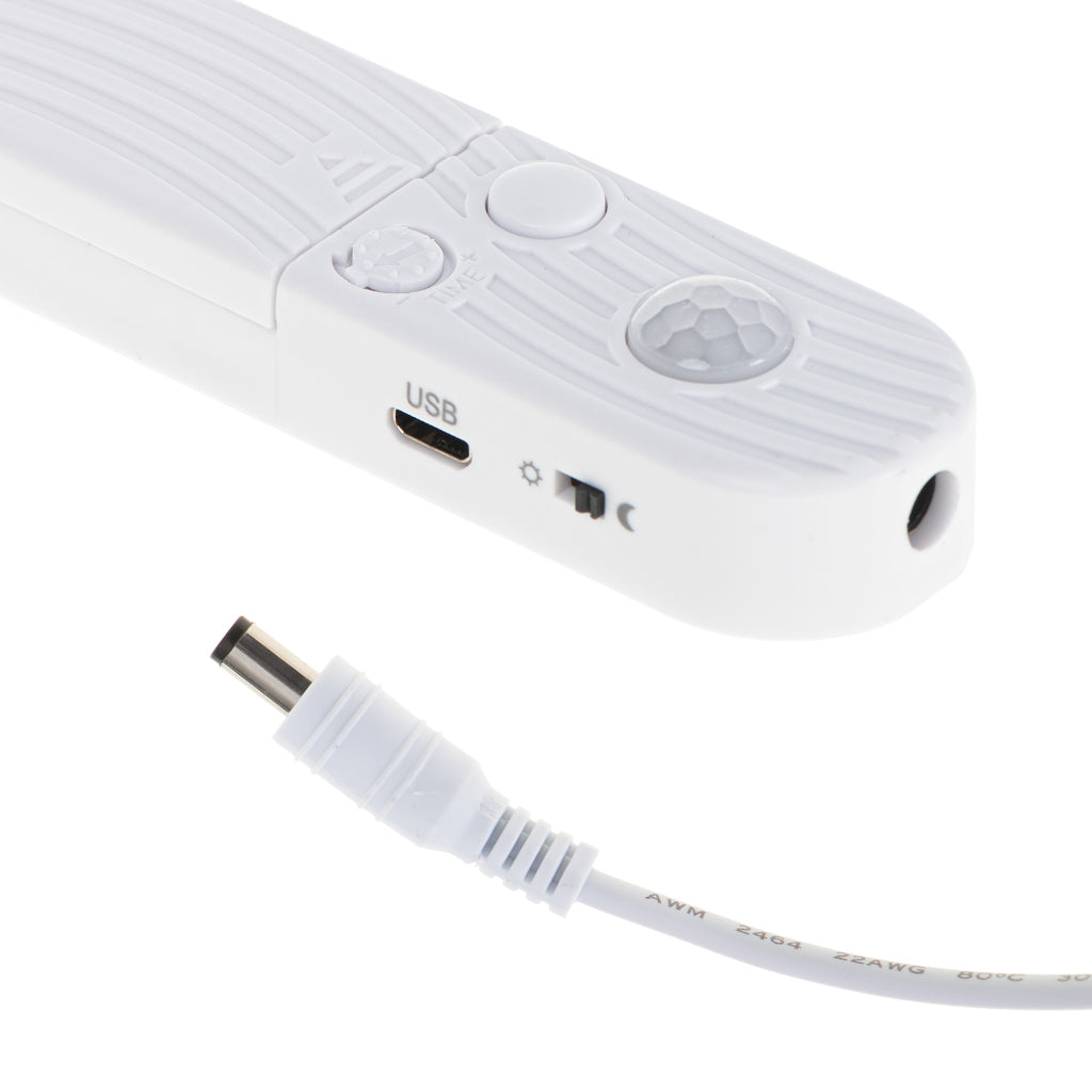 USB batteridrevet LED-båndbevægelsessensor 2M kold hvid