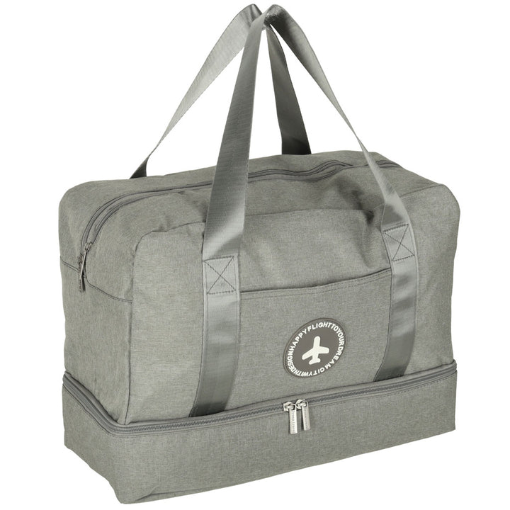 Rejsetaske håndbagage 39 x 18 x 30 cm grå