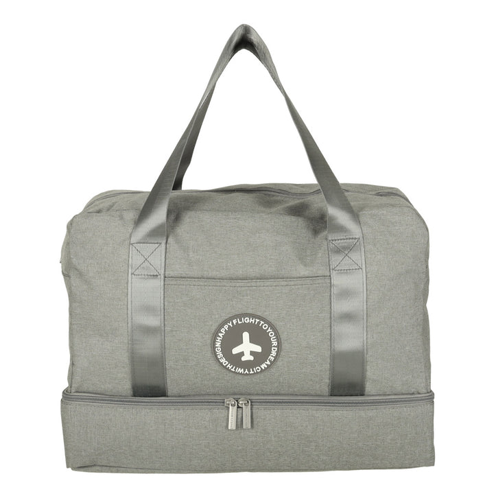 Rejsetaske håndbagage 39 x 18 x 30 cm grå