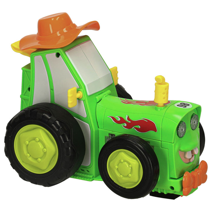 Traktor RC traktor hoppende dansende lyd grøn