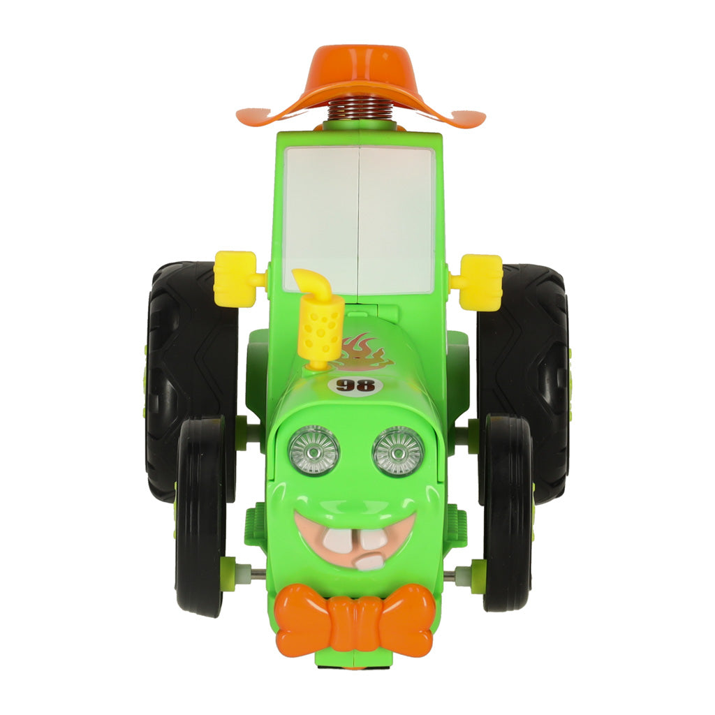 Traktor RC traktor hoppende dansende lyd grøn