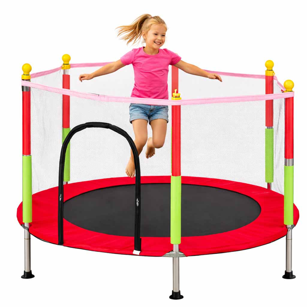 Havetrampolin til børn 140 cm rød