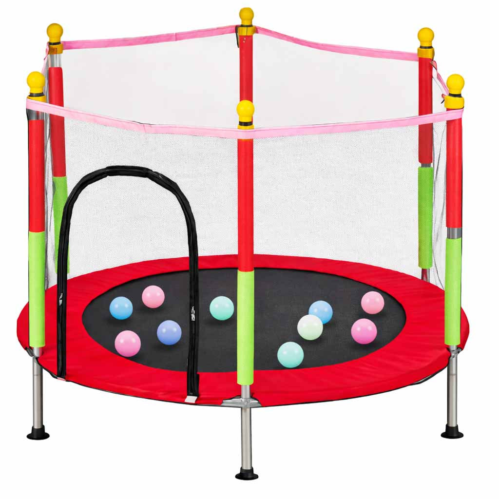 Havetrampolin til børn 140 cm rød