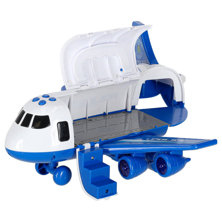 Transportfly + 3 politibiler