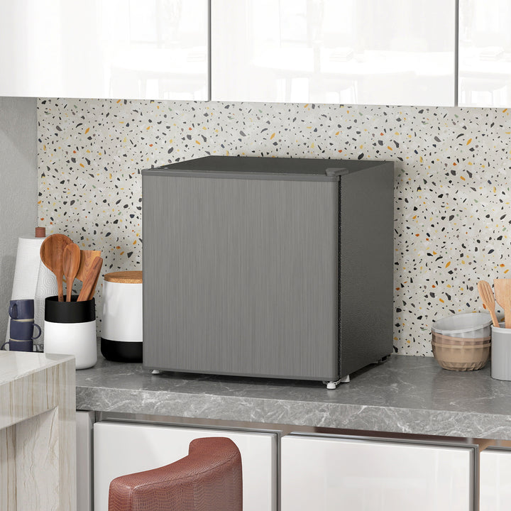 Minifryser 35 l fryseboks elektrisk fritstående 161w minifryser 47 x 44,2 x 48,8 cm grå