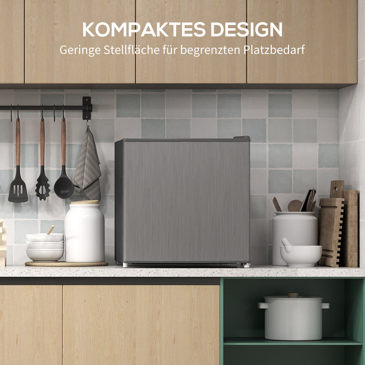 Minifryser 35 l fryseboks elektrisk fritstående 161w minifryser 47 x 44,2 x 48,8 cm grå