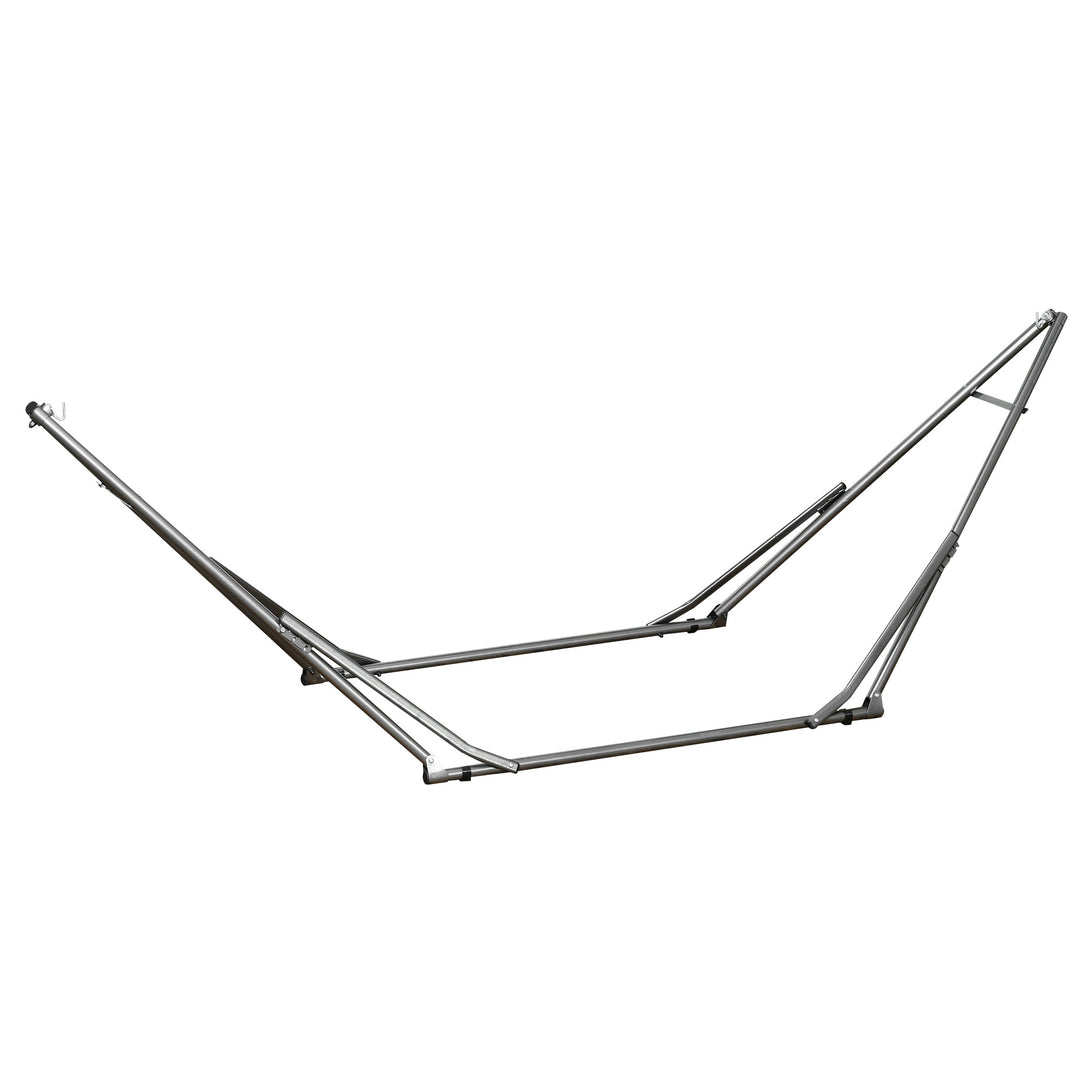 2-i-1 hængekøjestativ, vejrbestandigt, tørrestativ til tøj, 290 cm x 92 cm x 88 cm, sort