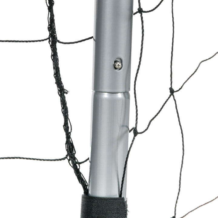 Fodboldmål, vejrbestandigt, robust net, stabil metalramme, nem montering, 300 x 200 x 120 cm