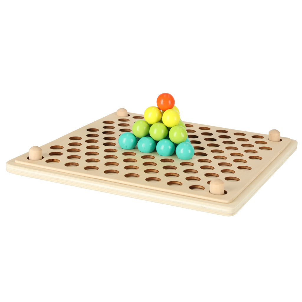 Pædagogisk Montessori perlekugle mosaikpuslespil 77el.