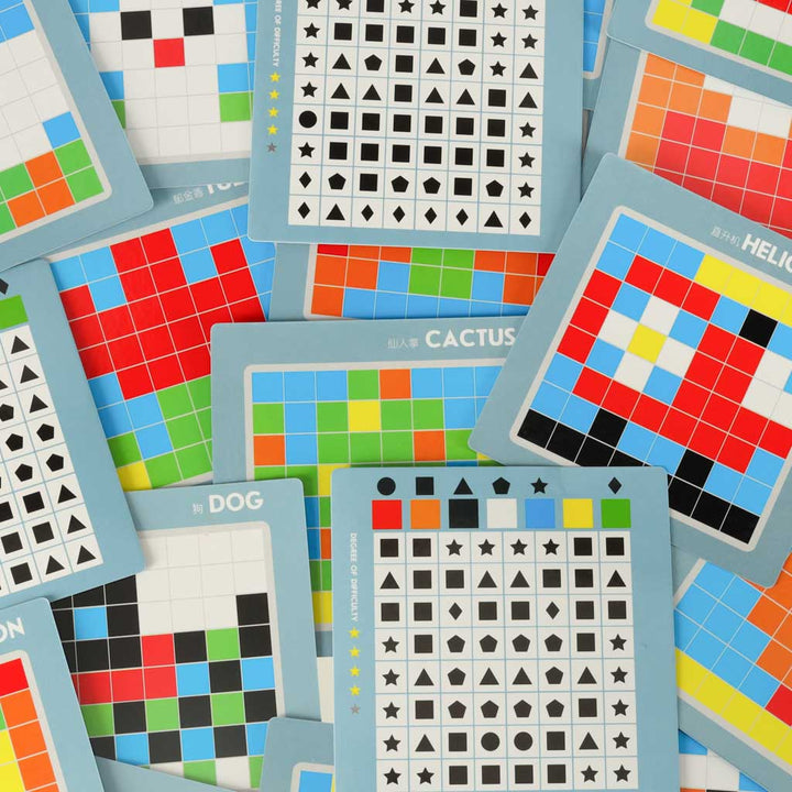Kreative puslespilsblokke mosaikpuslespil