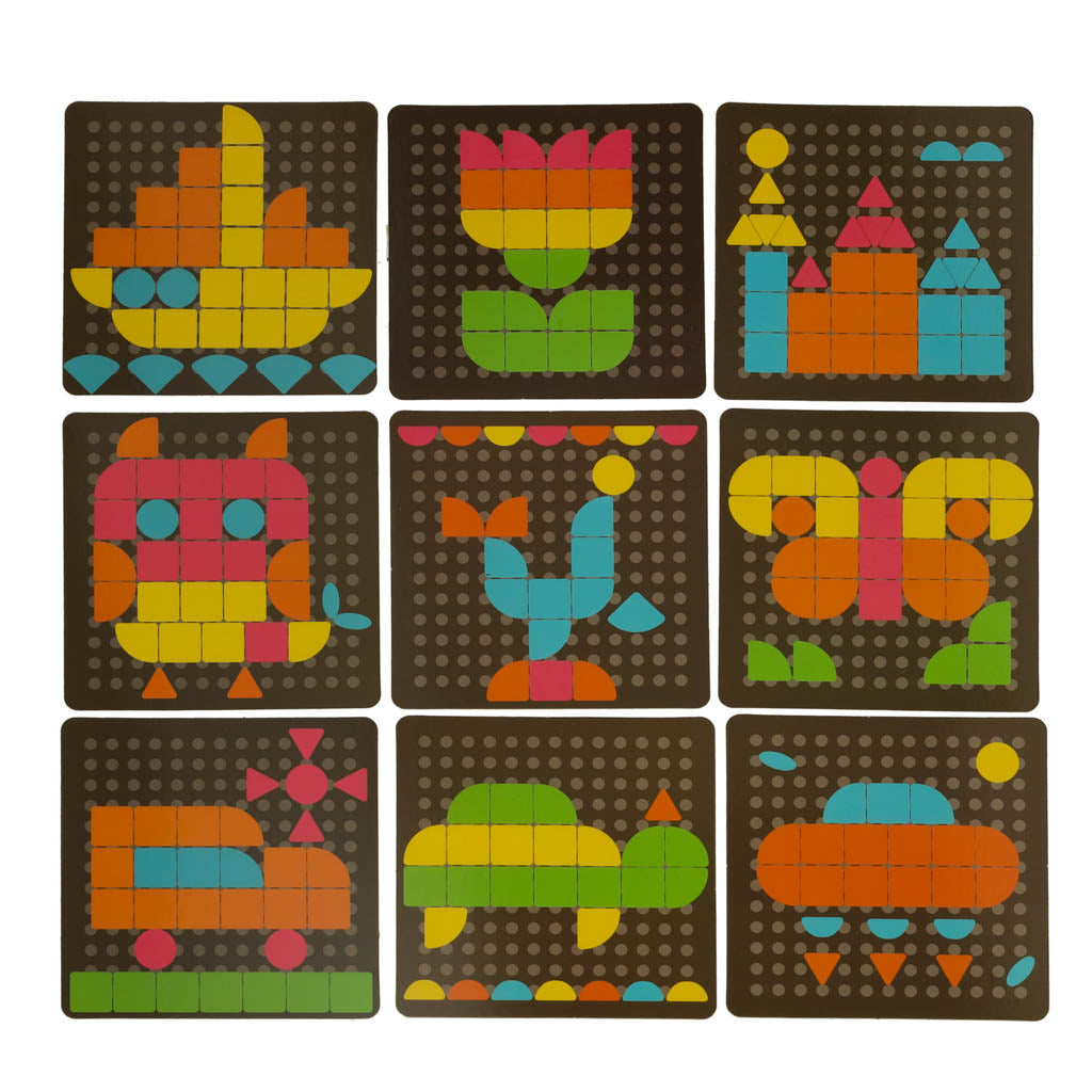 Kreativt puslespil mosaikpuslespil
