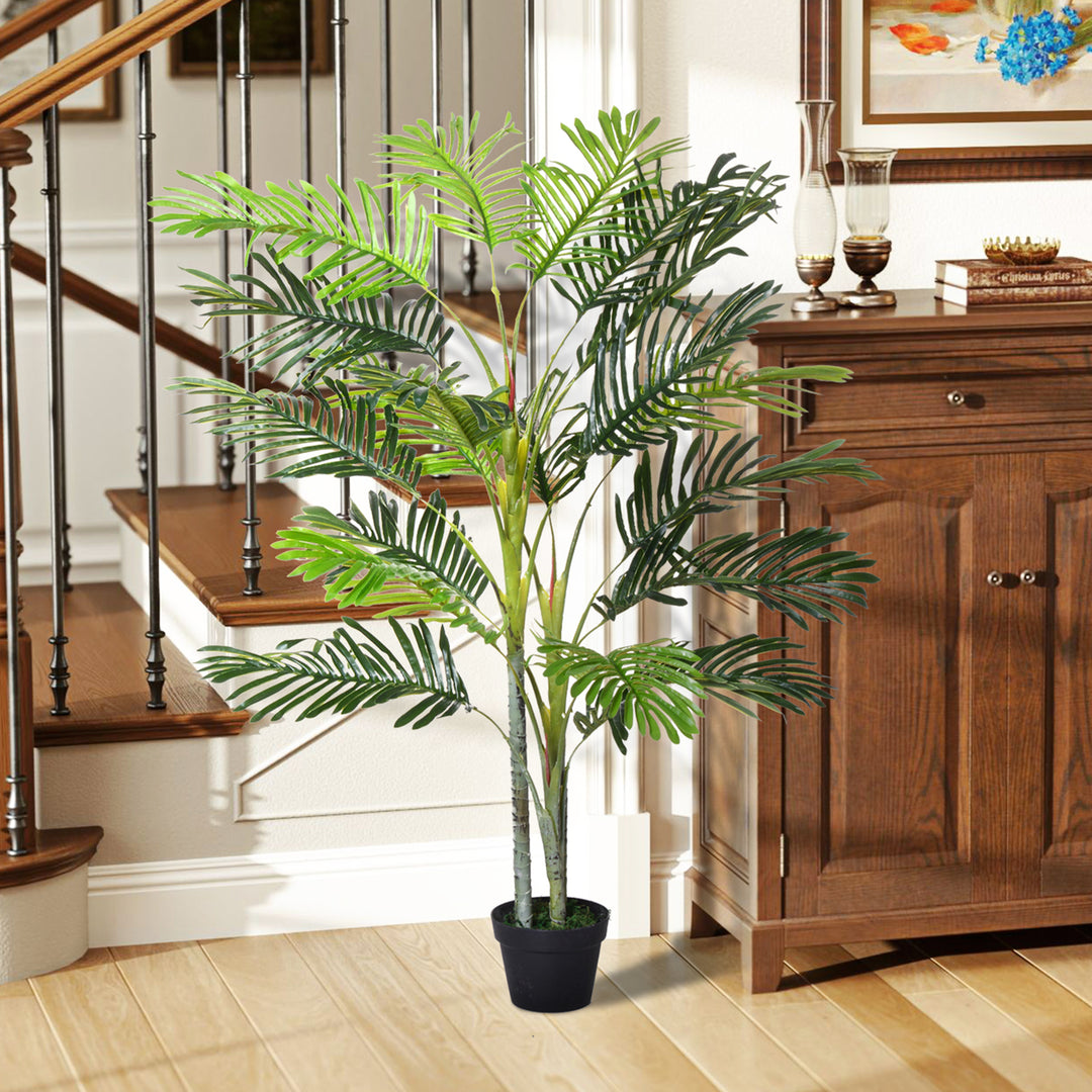 Kunstig palme med plantepotte 150 cm plastik