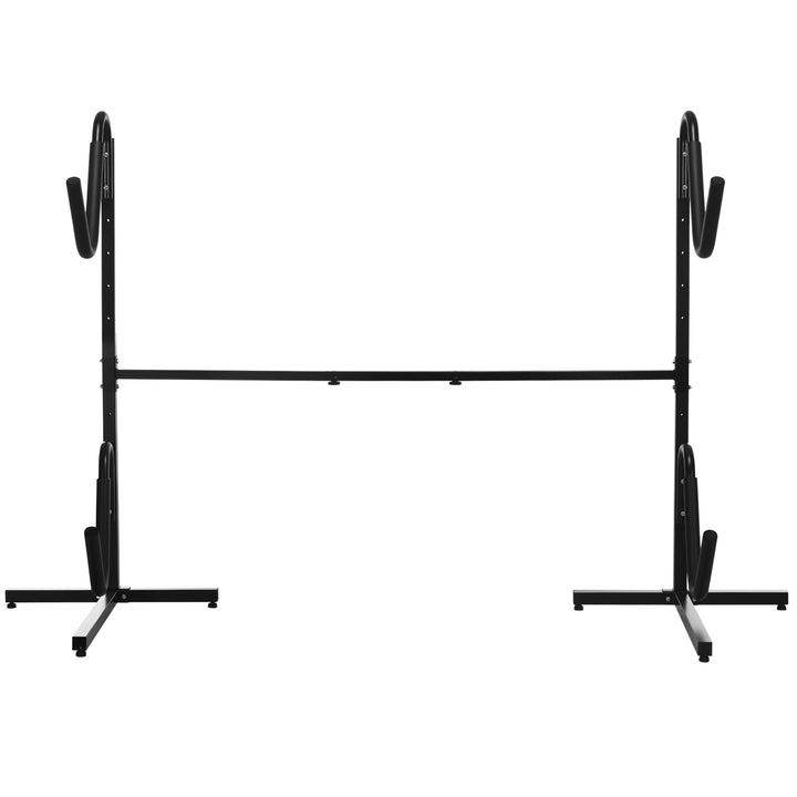 Holder til 2 kajakker, surfbrætter, stand-up paddles, metalramme, breddejusterbar 144-180 cm