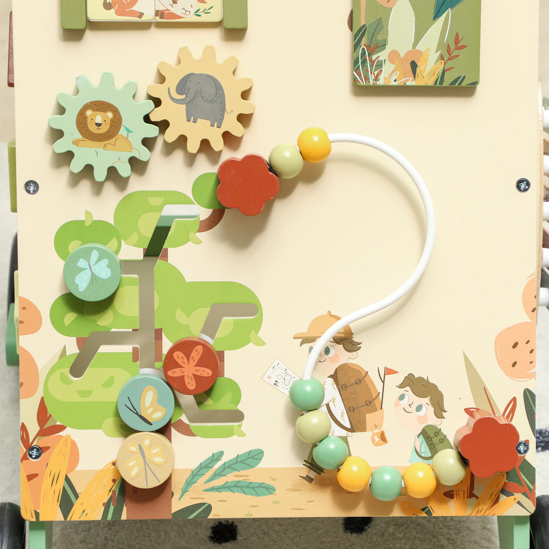 Træ Montessori Walker xylofon Grøn