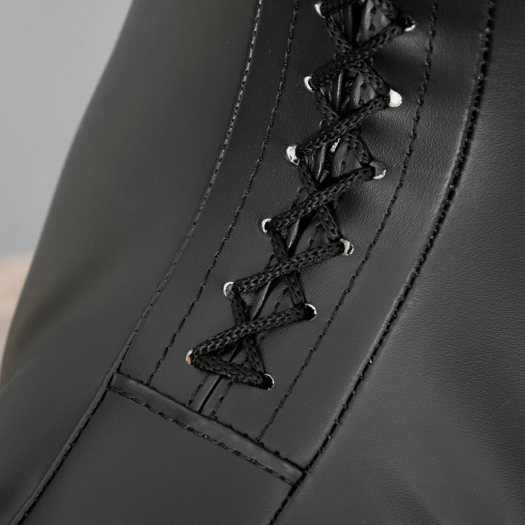 Boksesæk stående 180 cm voksne stående boksesæk boksedummy boksesøjle humanoid design kraftig boksesæk tung boksesækstativ til professionelle og begyndere sort