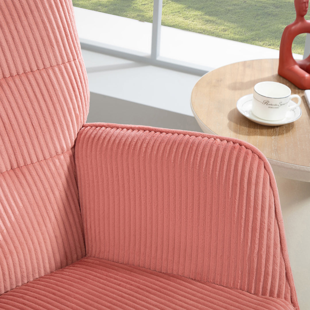 Gyngestol, lænestol, gyngestol, belastningskapacitet op til 120 kg, polyester, 98 x 71 x 101 cm, pink