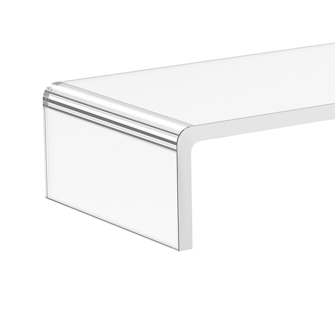 Skærmstativ til bærbar computer notebook pc ergonomisk akryl transparent 53 x 19 x 9 cm